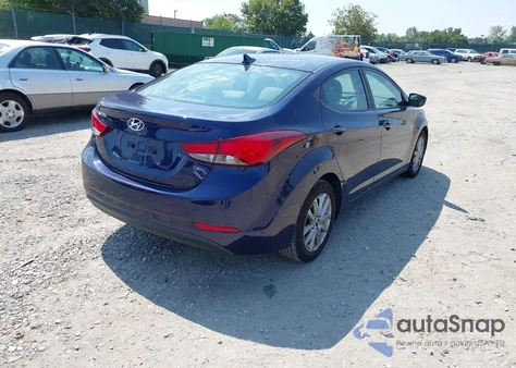 2014 Hyundai Elantra Se z USA, uszkodzony, nr VIN 5NPDH4AE4EH488004